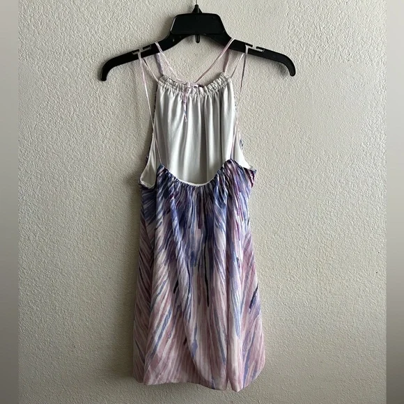 White House Black Market Backless Purple and Pink Dress S - Picture 8 of 12